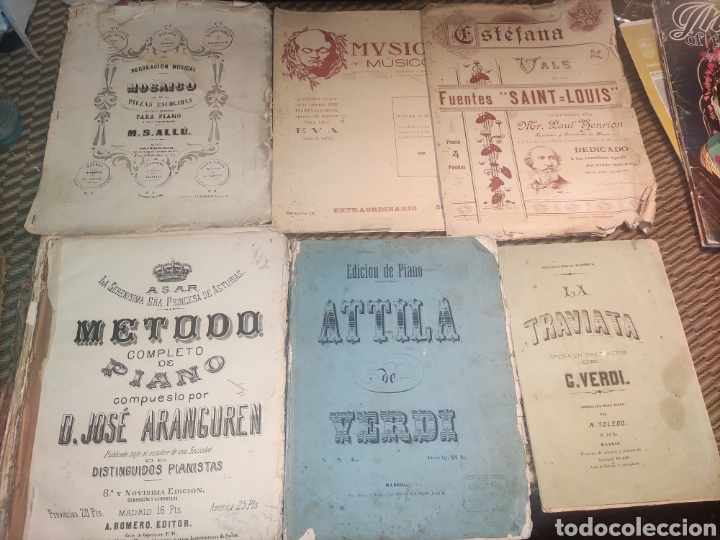 Partituren: Partituras musicales antiguas.
