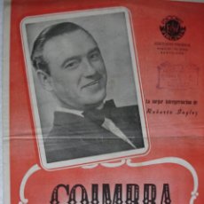 Partituras musicales: COIMBRA FADO ROBERTO INGLEZ CAPAS NEGRAS .PORTUGAL