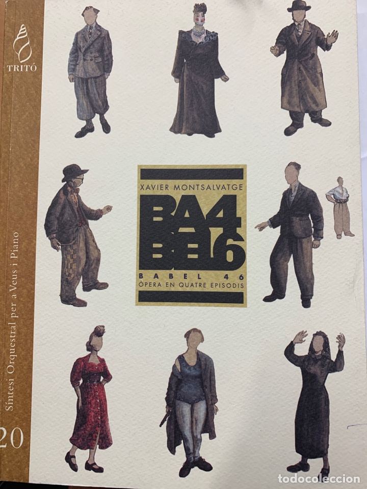 Partituren: Xavier Montsalvatge &rdquo;&Ograve;pera en quatre episodis&rdquo; S&iacute;ntesi orquestral per a Veus i Piano