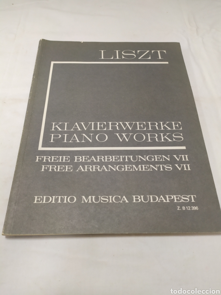 Partituras musicais: Listz Klavierwerke piano works, Freie Bearbeitungen VII, 1988 ZXY