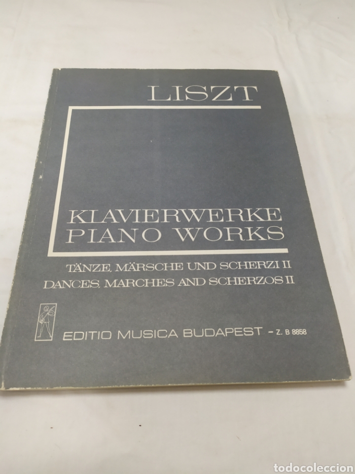 Partituras musicais: Listz Klavierwerke piano works, Tanze, Marsche und Scherzi II, 1984 ZXY