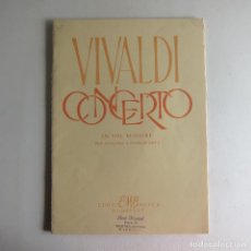 Partituras musicales: VIVALDI - CONCERTO IN SOL MINORE (EMB) PARTITURA. Lote 360435230