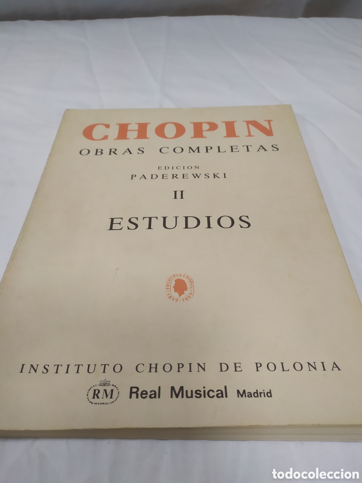 Partituras musicales: Chopin Obras Completas, edici&oacute;n Padereski, Instituto Chopin de Polonia,1987 ZXY