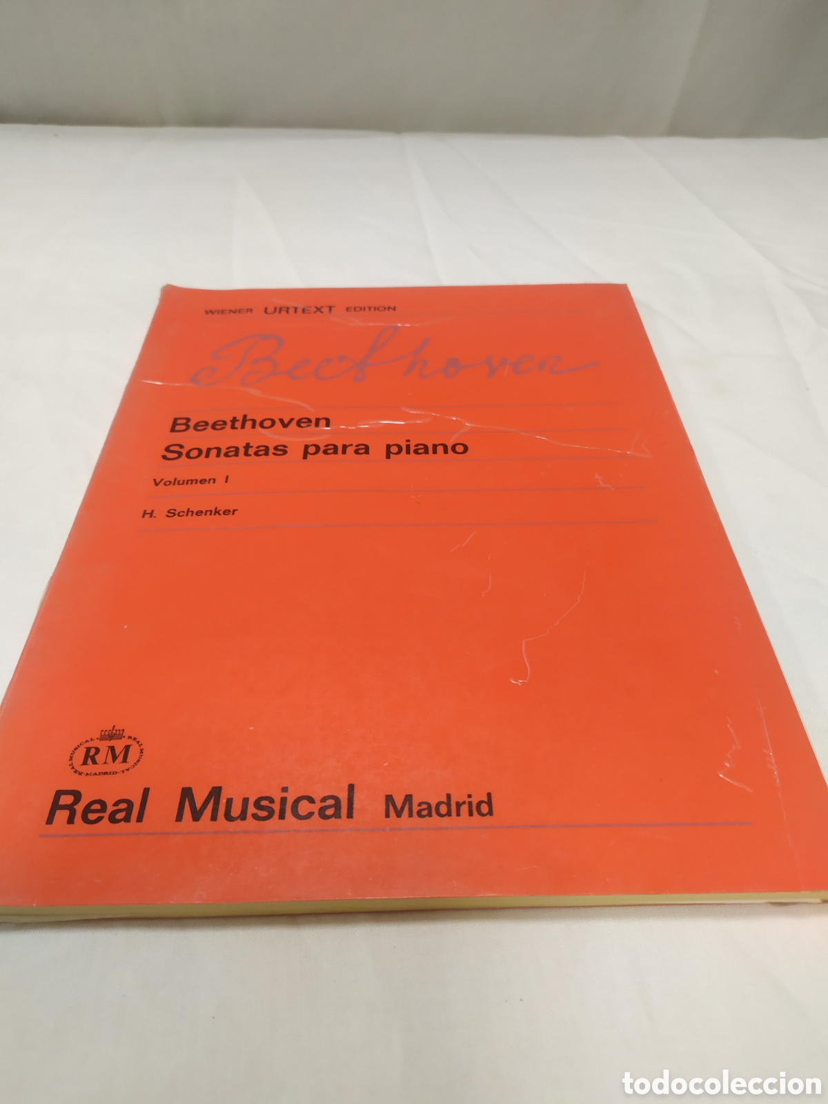 Musical scores: Beethoven, sonatas para piano. Real Musical Madrid, 1978 ZXY