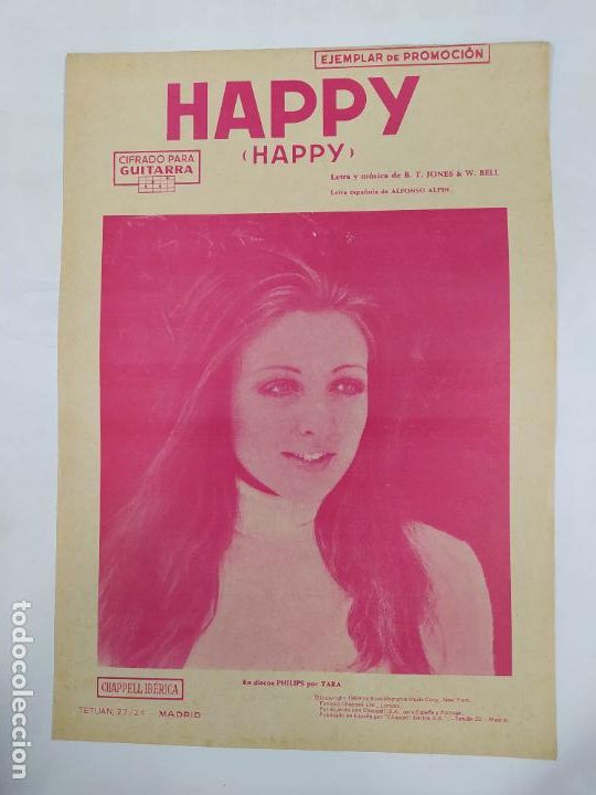 Partiture musicali: PARTITURA HAPPY. ALFONSO ALPIN. TARA. TDKR13