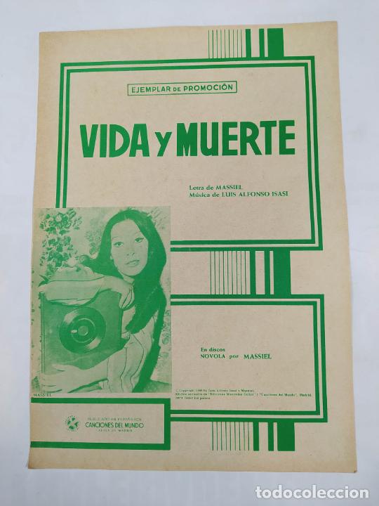 Musical scores: PARTITURA VIDA Y MUERTE. MASSIEL. LUIS ALFONSO ISASI. TDKR15