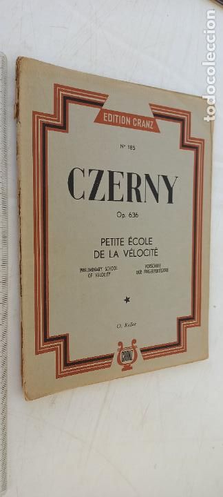 Partiture musicali: CZERNY. &eacute;cole DE LA V&Egrave;LOCIT&Egrave;. N&ordm; 185 OP. 636 PETITE ECOLE DE LA VELOCITE O. KELLER GRANZ. A.C. 40394