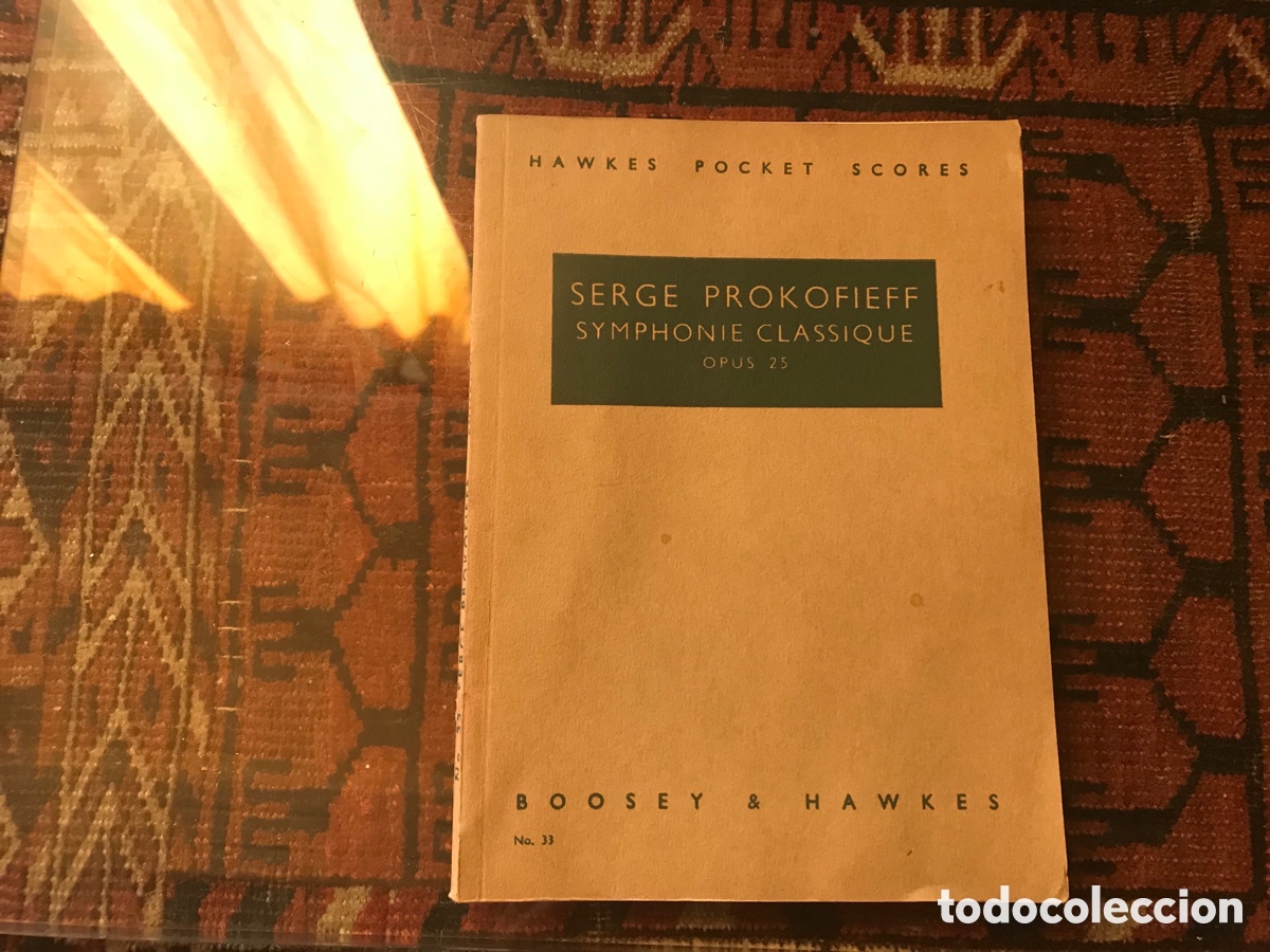 Partituras musicales: Serge Prokofiev. Symphonie Classique opus 25