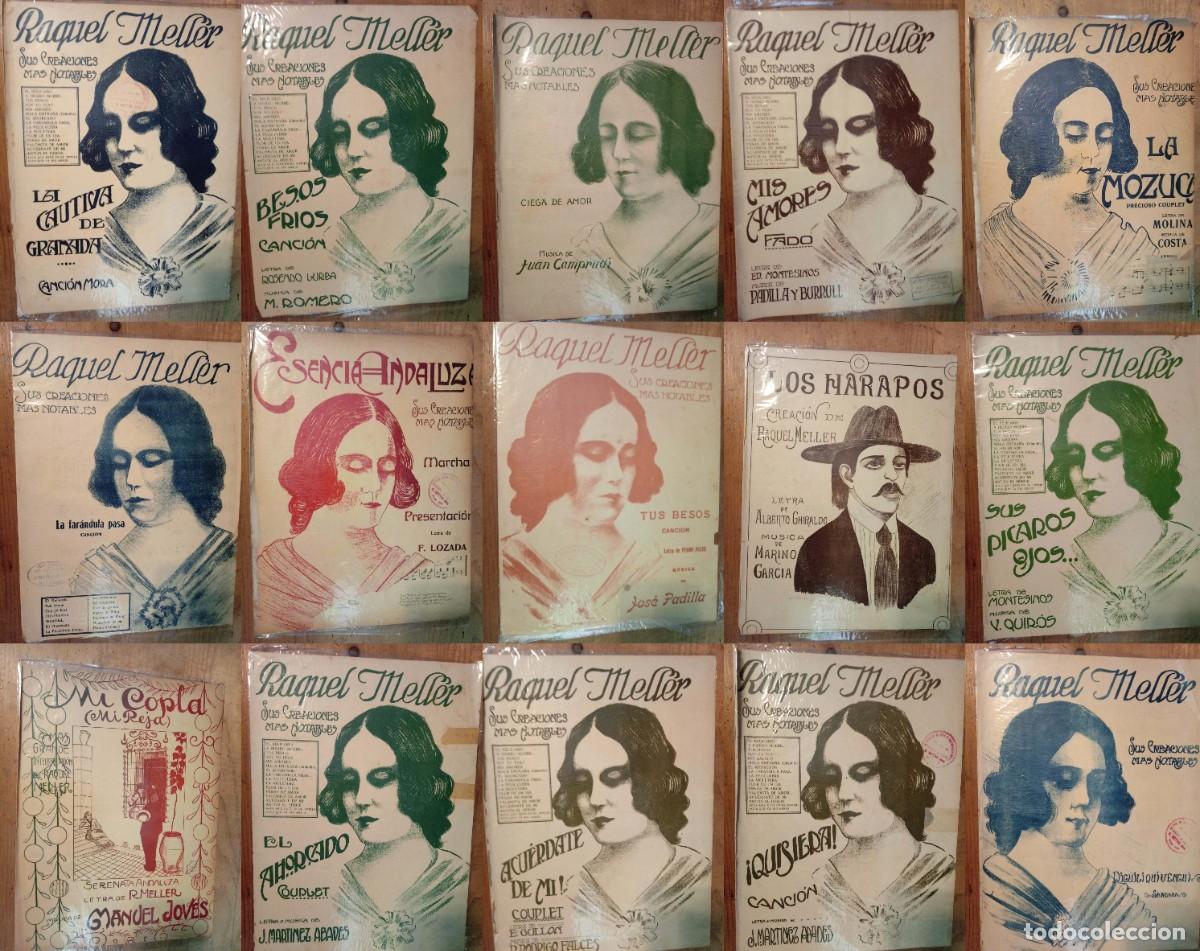 Partituras musicales: Raquel Meller- 14 Antiguas Partituras- Edici&oacute;n Argentina