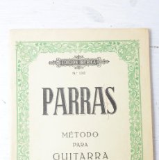 Partituras musicales: PARTITURA DE J. PARRAS DEL MORAL, MÉTODO PARA GUITARRA. EDITORIAL BOILEAY. EDICIÓN IBÉRICA 135