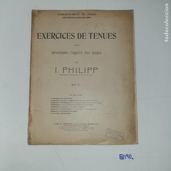 Partituras musicales: Exercices de Tenues - Foto 1