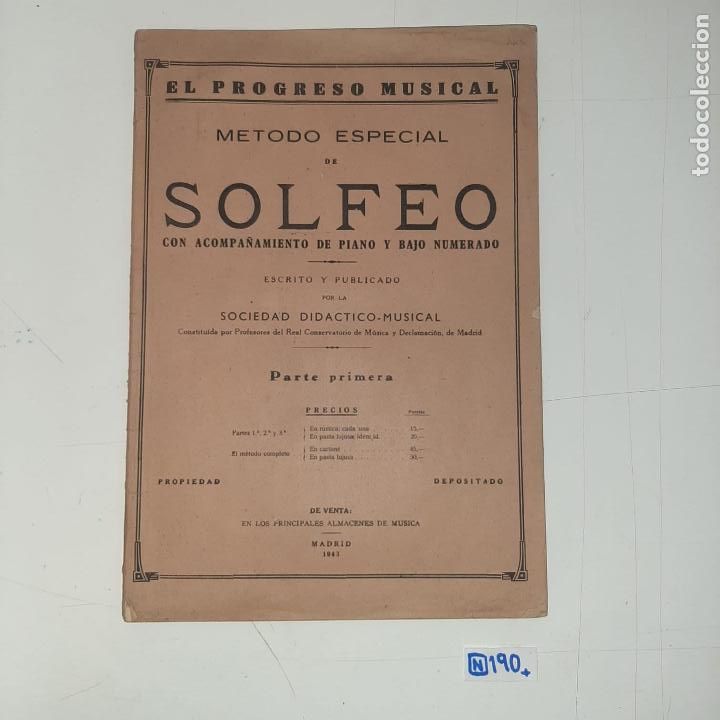 Partituras musicales: Solfeo - Foto 1