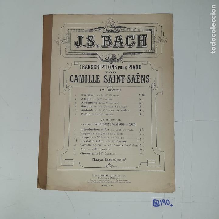 Partituras musicales: J. S Bach - Foto 1