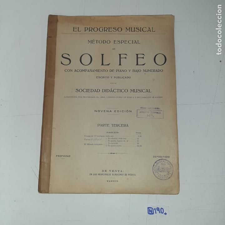Partituras musicales: Solfeo - Foto 1
