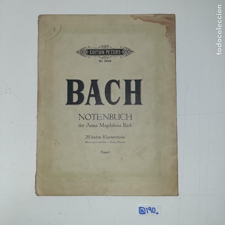Partituras musicales: Bach - Foto 1
