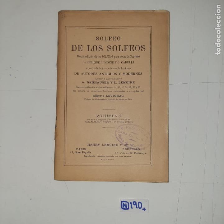 Partituras musicales: Solfeo de los Solfeos - Foto 1