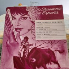 Partituras musicales: PARTITURAS EL PASADOBLE DE ESPAÑA. PASODOBLES TOREROS. AÑO 1953. Lote 400255999