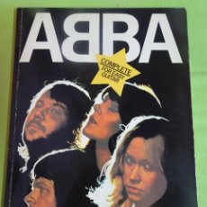 Partituras musicales: ABBA , COMPLETE FOR EASY GUITAR, PARTITURAS, VER FOTOS. Lote 400809499