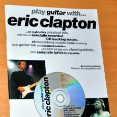 Partituras musicales: CUADERNO INGLÉS DE PARTITURAS + CD: ERIC CLAPTON PLAY GUITAR - AÑO 1997