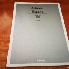 Partituras musicales: ALBENIZ ESPAÑA OPUS 165 PIANO PARTITURA ED 1287. Lote 403224399