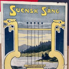 Partituras musicales: PARTITURA PIANO SVENSK SÅNG, DE BJŌRN HALLDÉN. ESTOCOLMO 1900