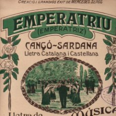 Partituras musicales: J. MISTERIO / PÉREZ Y MARTÍNEZ : EMPERATRIU - CANÇÓ SARDANA (ALIER) MERCEDES SERÓS