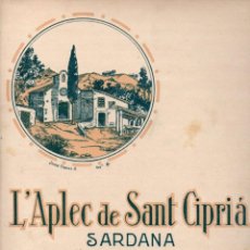 Partituras musicales: A. BURGAS / J. MATAS CULLELL : L'APLEC DE SANT CIPRIÀ - SARDANA (IBERIA MUSICAL)