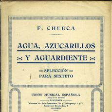 Agua Azucarillos Y Aguardiente Partitura Comp Compra Venta En agua-azucarillos-y-aguardiente-partitura-comp-compra-venta-en