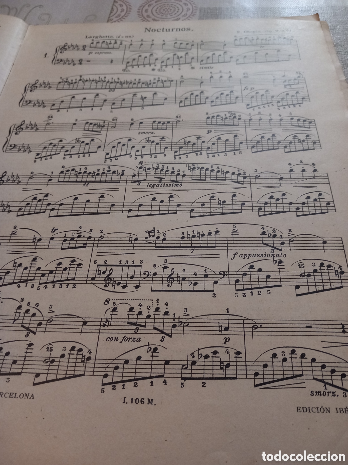 Partituras musicales: Antiguo Libro partituras - Foto 2