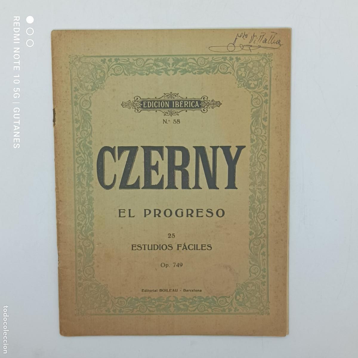 Partituras musicales: CZERNY EDICION IBERICA- EL PROGRESO N.58 - Foto 1