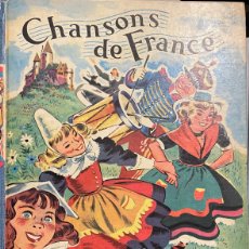 Partituras musicales: CHANSONS DE FRANCE. ED. GP, FRANCIA, 1951. ILUSTRACIÓN G. SABRAN
