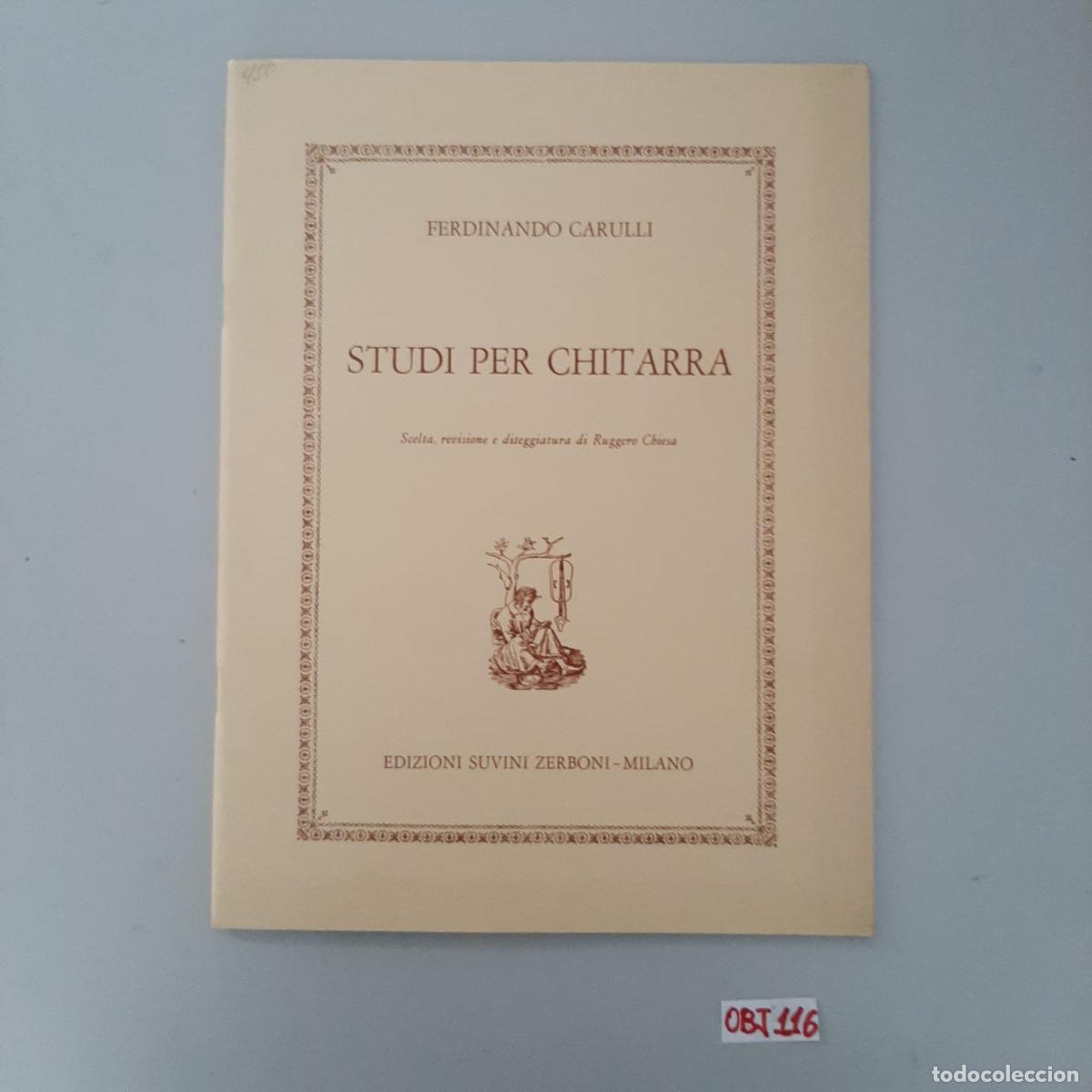 Partituras musicales: Partitura Studi Per Chitarra - Foto 1