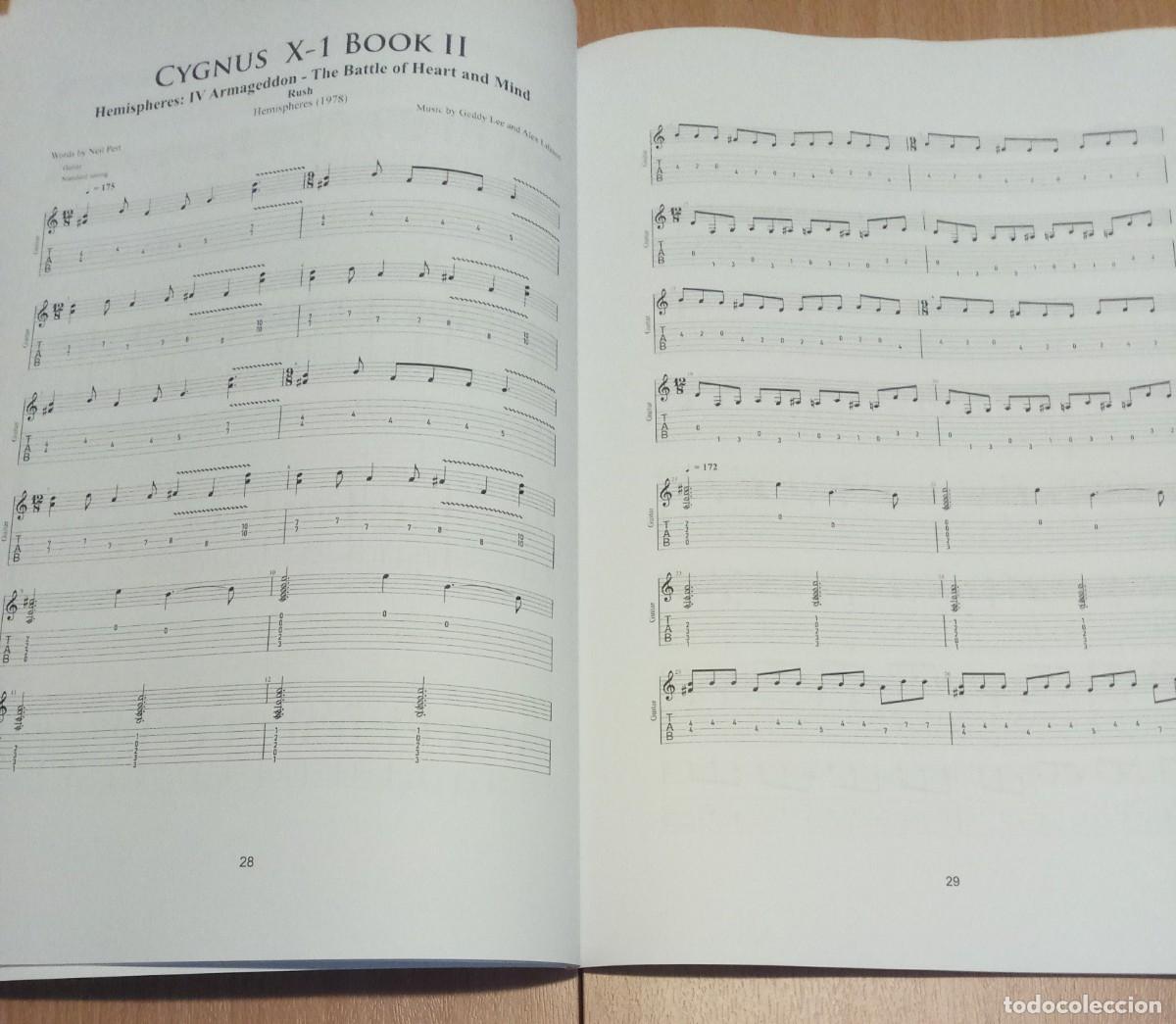 Partituras musicales: RUSH - HEMISPHERE - Guitar Tab Book - Foto 4