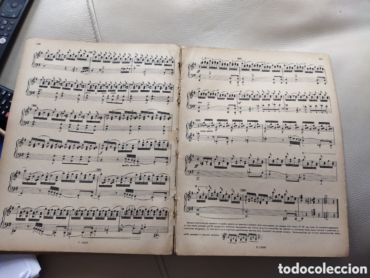 Partituras musicales: 60 Studi per pianoforte / G.B. Cramer - Foto 4