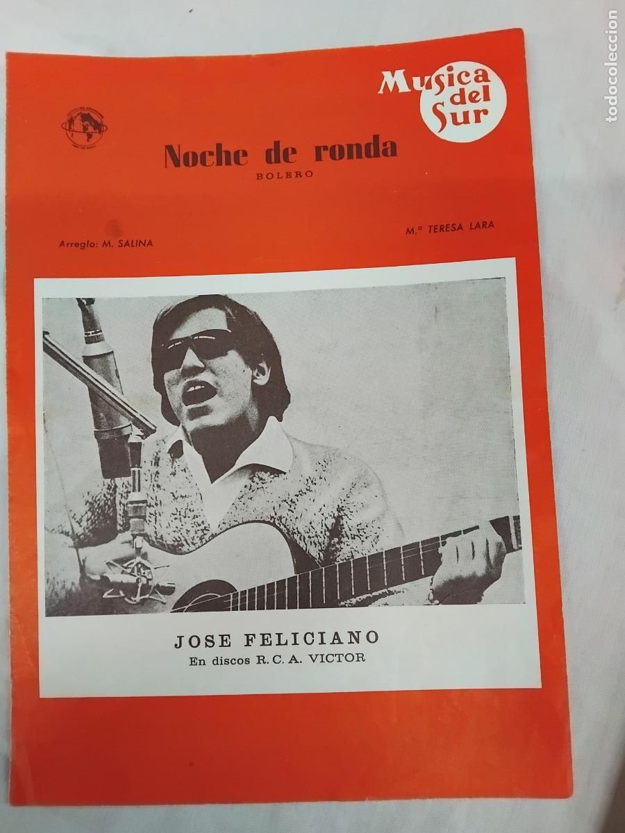 Musical scores: PARTITURA DE JOSE FELICIANO - NOCHE DE RONDA (BOLERO)