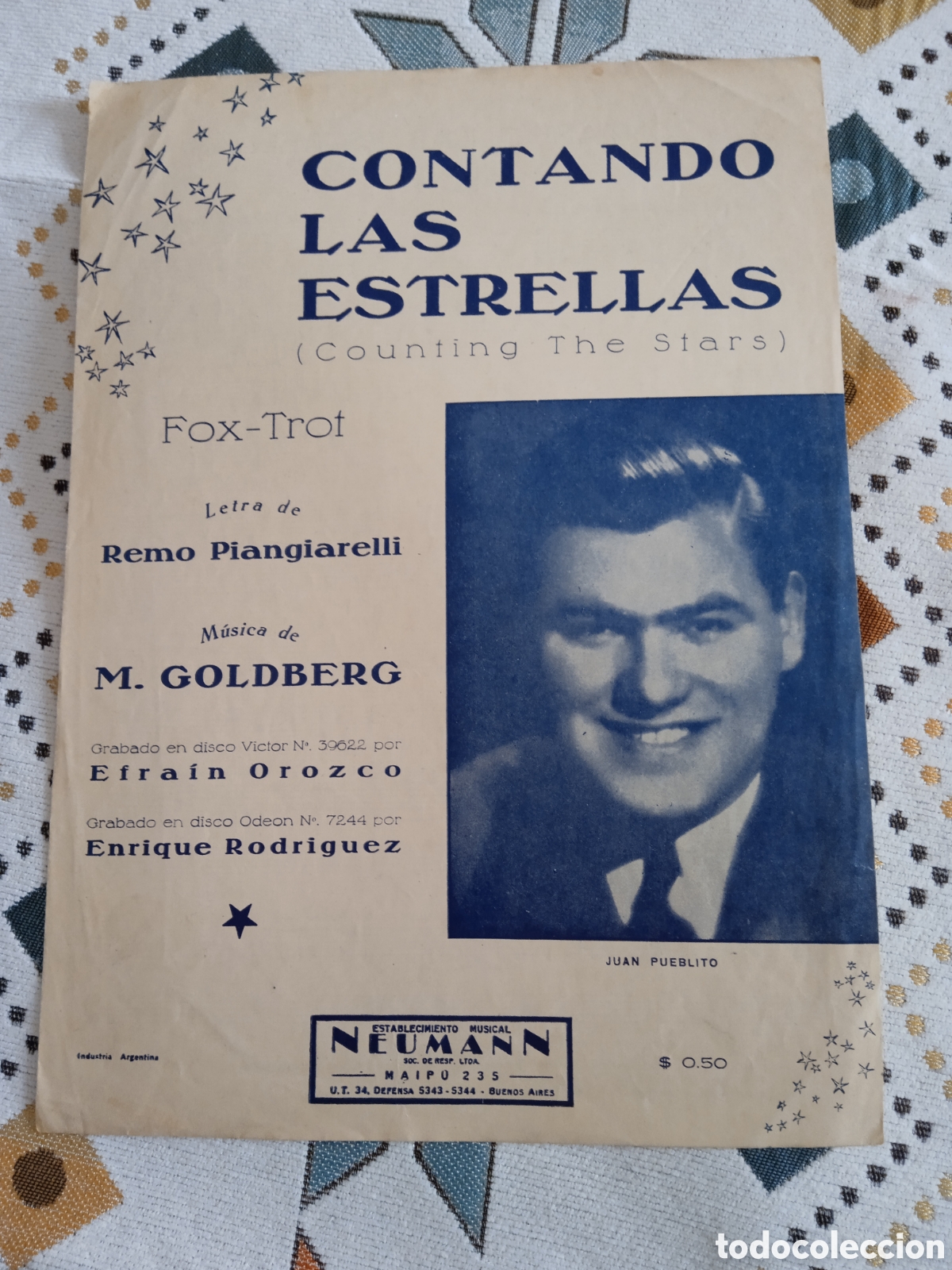 Partituras musicales: Contando las estrellas. Fox trot - Foto 1