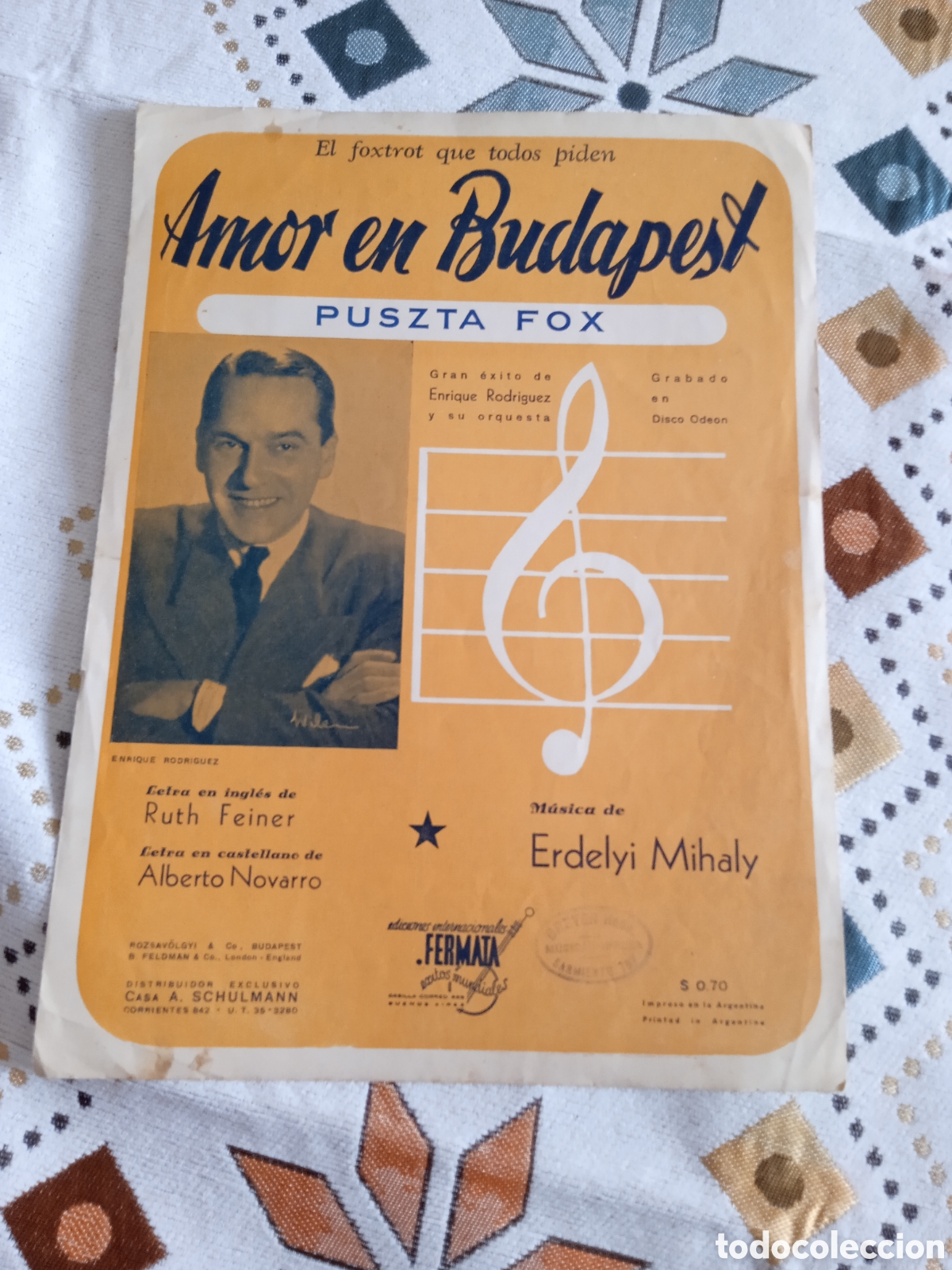 Partituras musicales: Amor en Budapest. Puszta fox - Foto 1