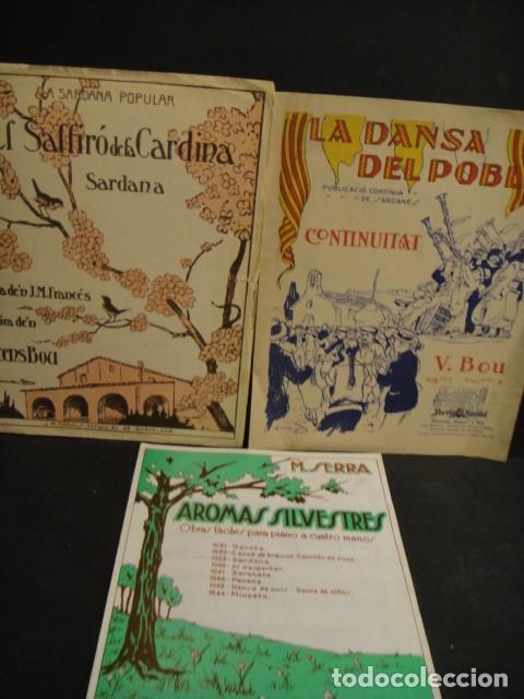 Partituras musicales: 3 partituras de sardanas - Foto 1
