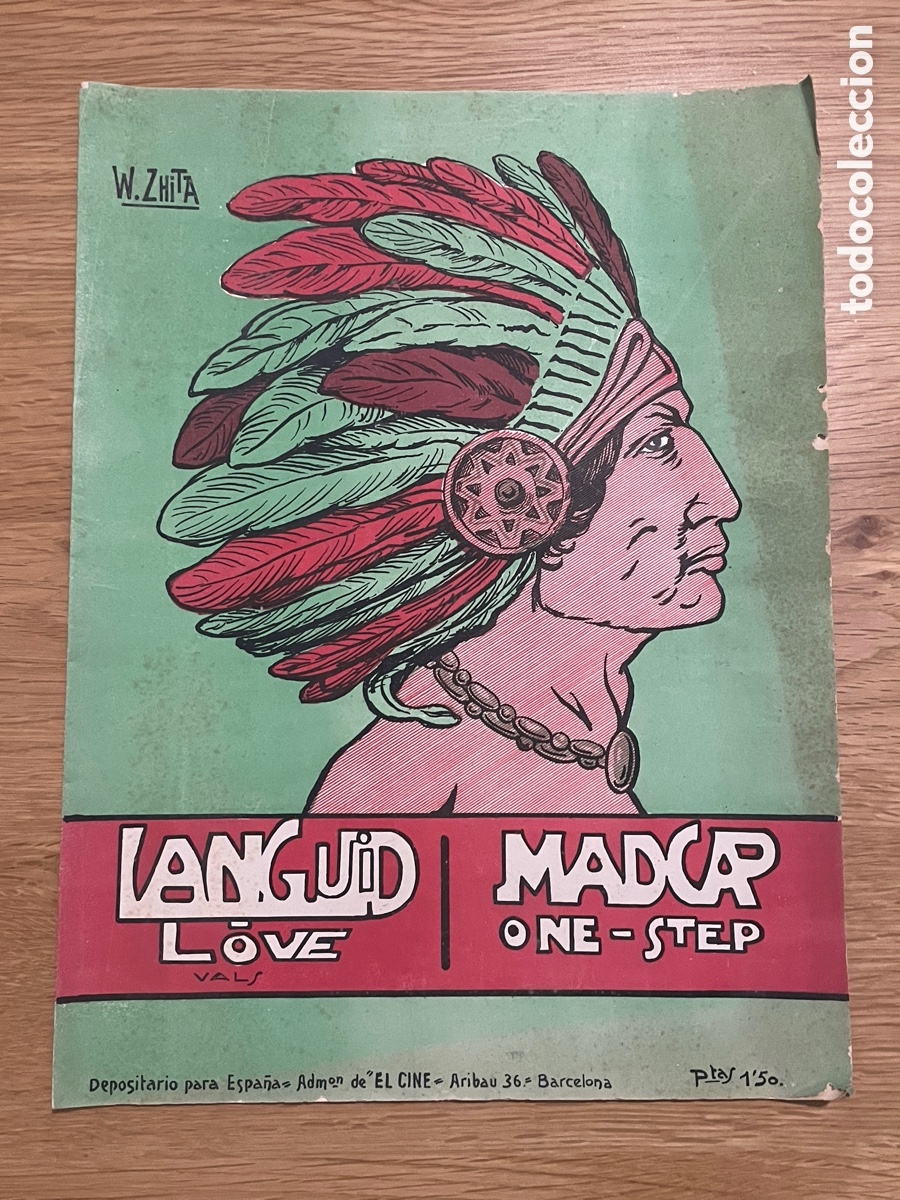 Partituras musicales: Partitura de Languid Love y Madcap One Step. Funda Indio.