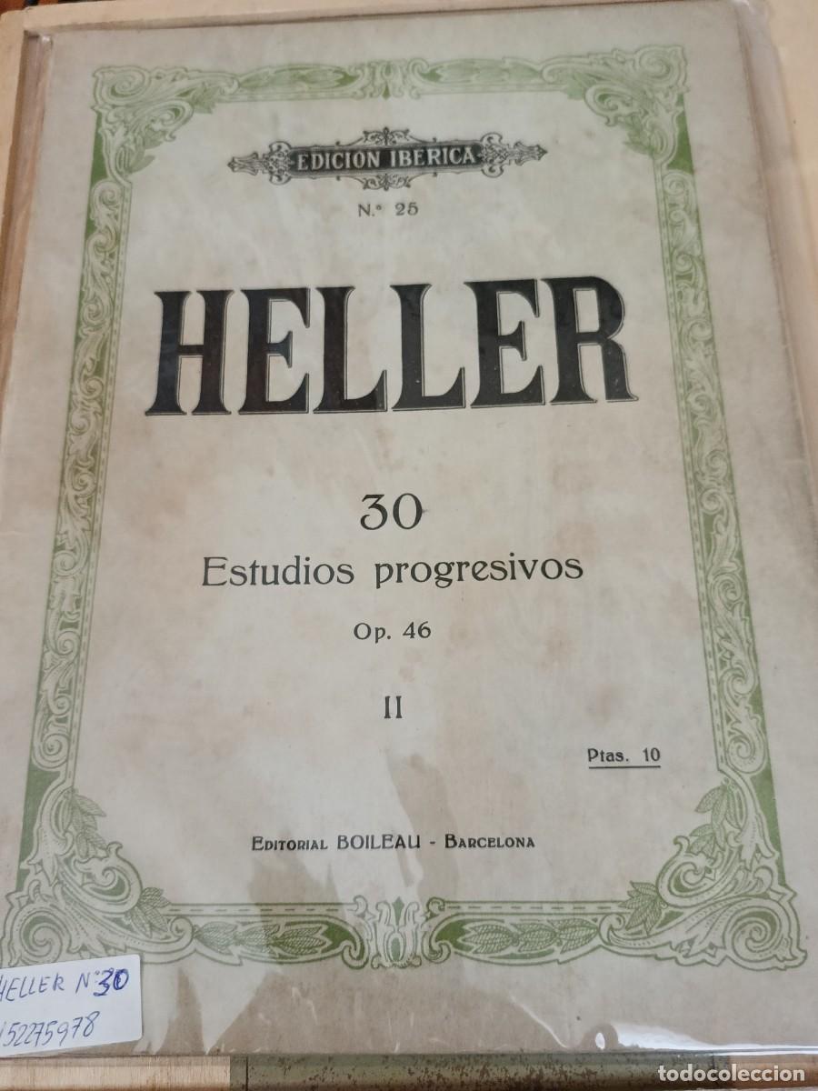 Partituras musicales: HELLER. 30 Estudios progresivos. Op. 46 - Foto 1