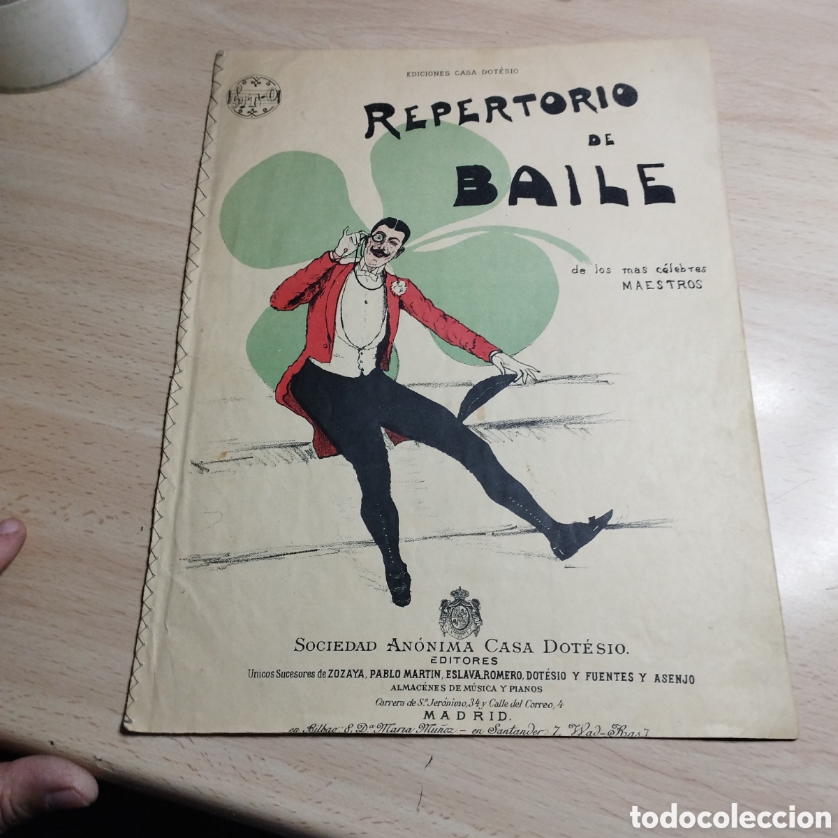 Partituras musicales: Partitura. Repertorio de baile. Casa Dotesio. Serenata Vals. H. Coote