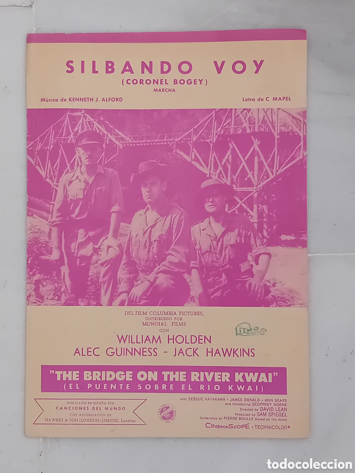 Partituras musicales: PARTITURA SILBANDO VOY A&Ntilde;OS 50