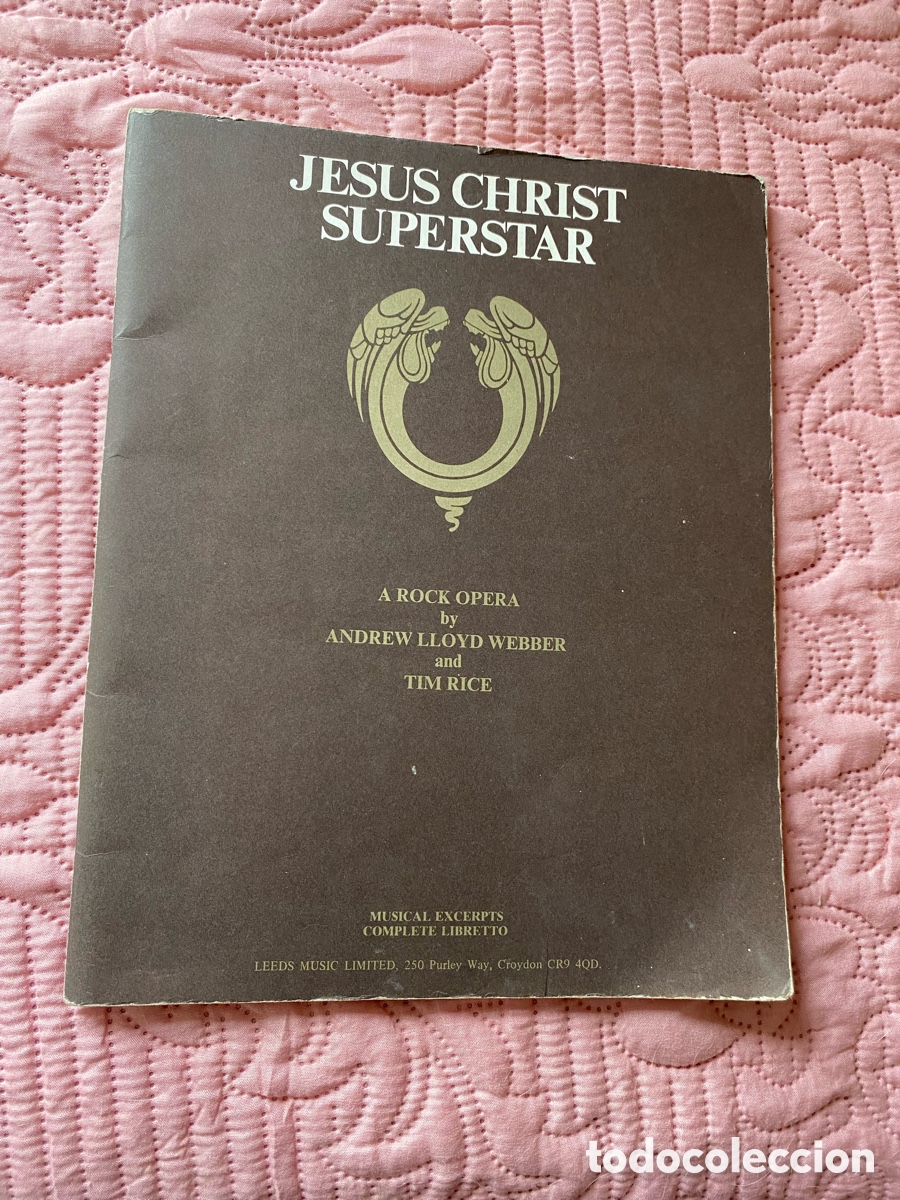 Partituras musicales: PRIMERA EDICI&Oacute;N 1970 - Partitura completa (Vocal Score) JESUS CHRIST SUPERSTAR - Leeds Music