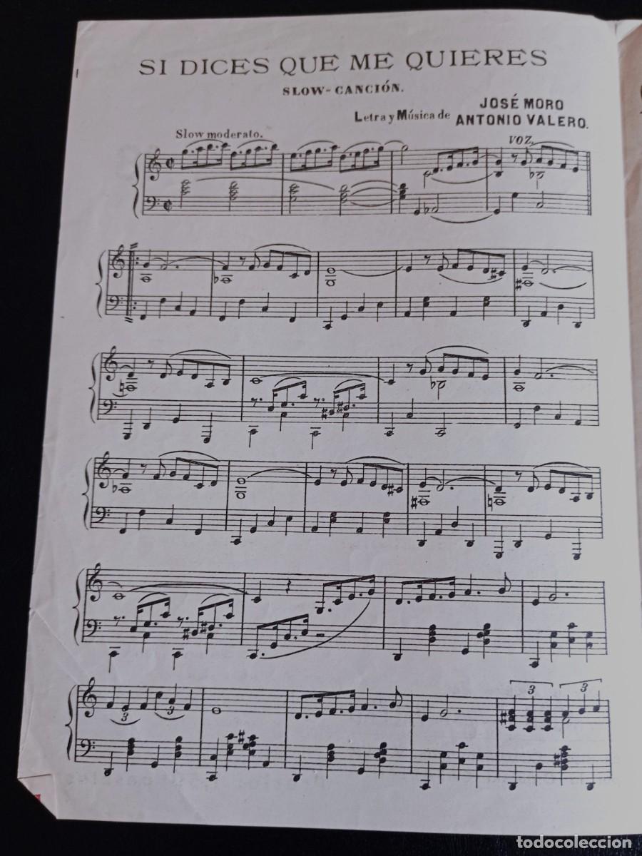 Partituren: PARTITURA - SI ME DICES QUE ME QUIERES - TRES P&Aacute;GINAS