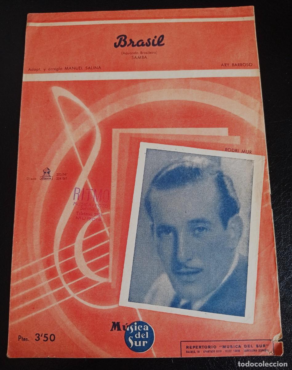 Partituras musicales: PARTITURA - BRASIL - SOUTHERN MUSIC - TRES P&Aacute;GINAS