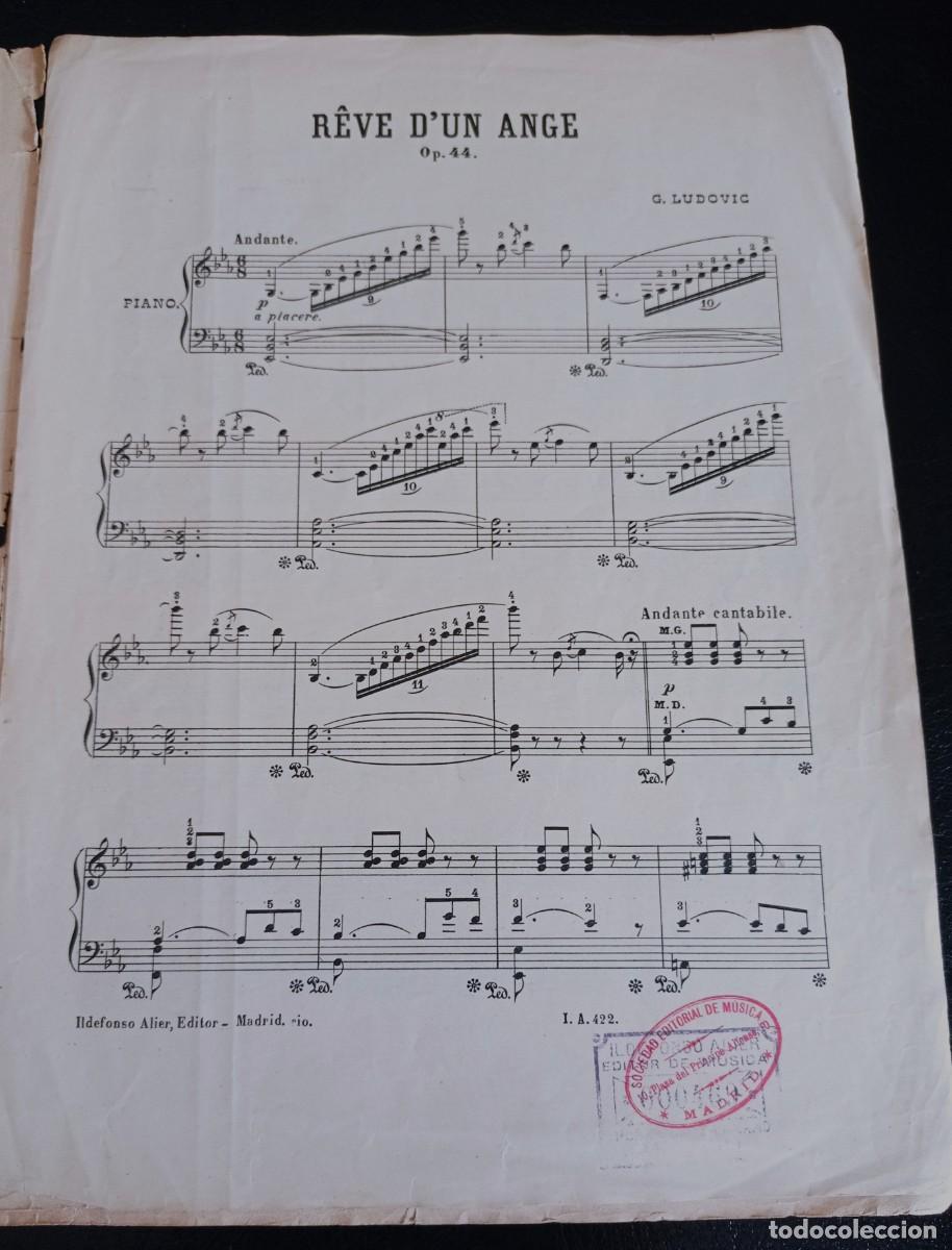 Partitions Musicales: PARTITURA - REVE D&acute;UN ANGE - G. LUDOVIC - CINCO P&Aacute;GINAS
