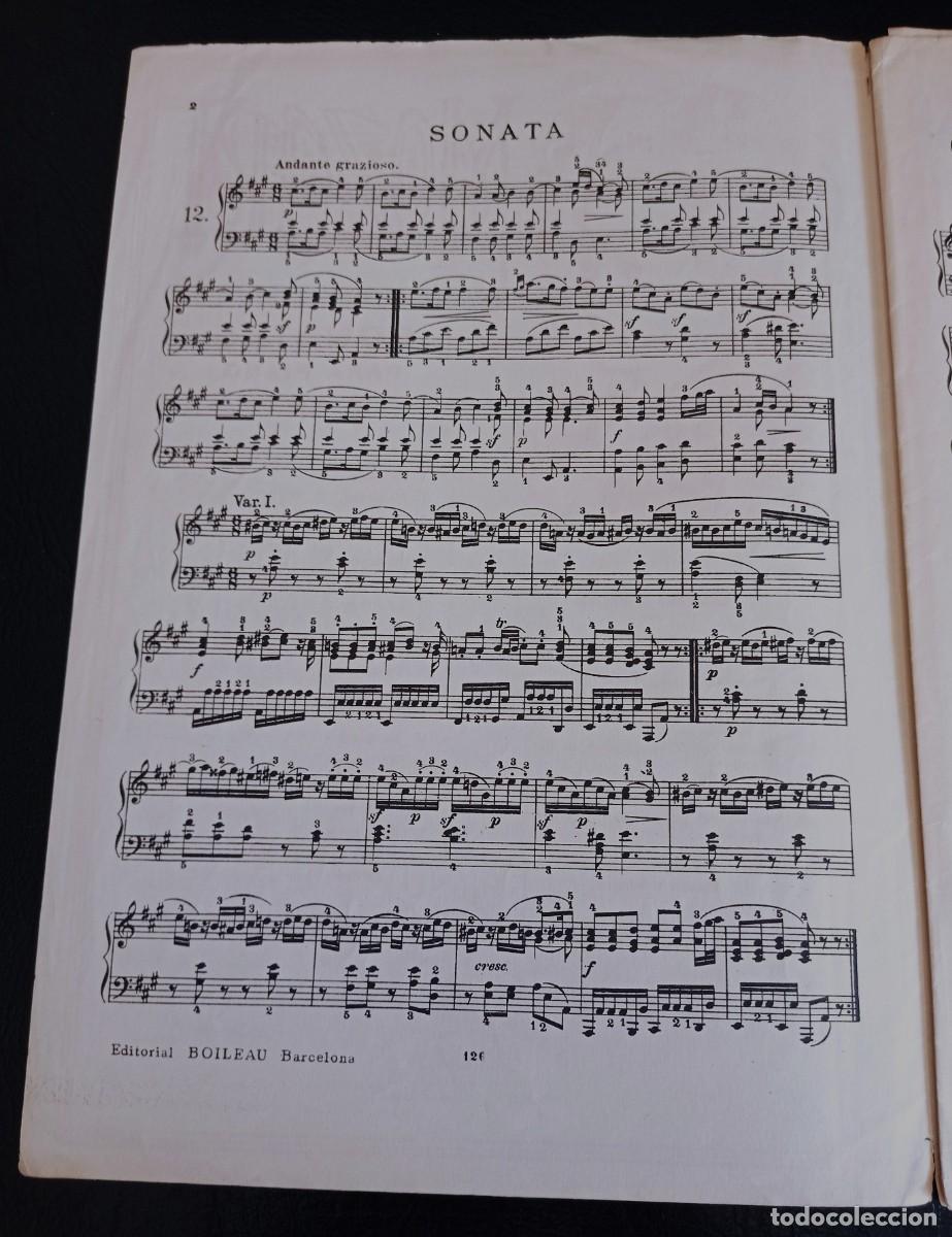 Partituras musicales: PARTITURA - SONATAS PARA PIANO - MOZART - ONCE P&Aacute;GINAS