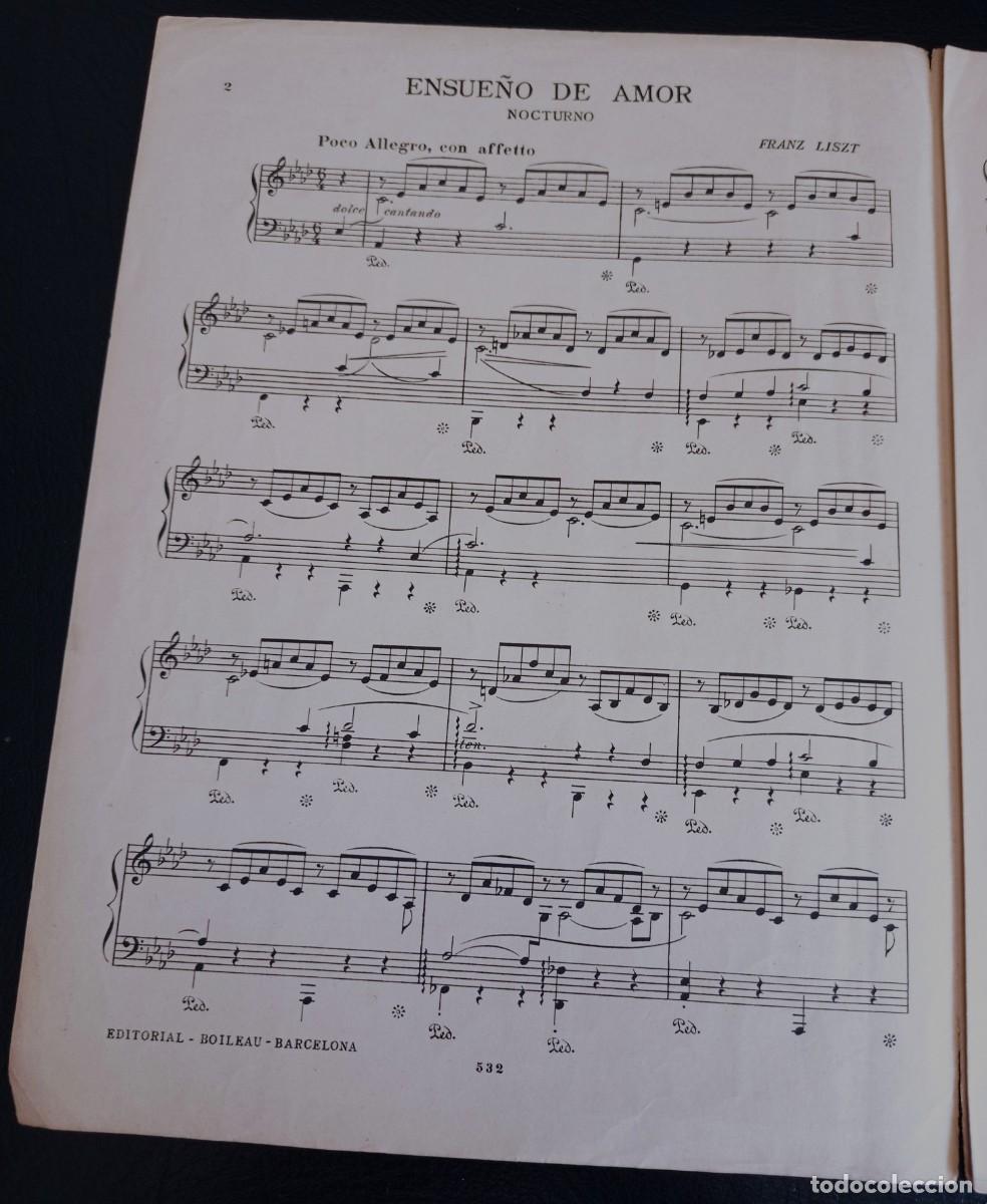 Partituras musicales: PARTITURA - ENSUE&Ntilde;O DE AMOR - F. LISZT - SIETE P&Aacute;GINAS
