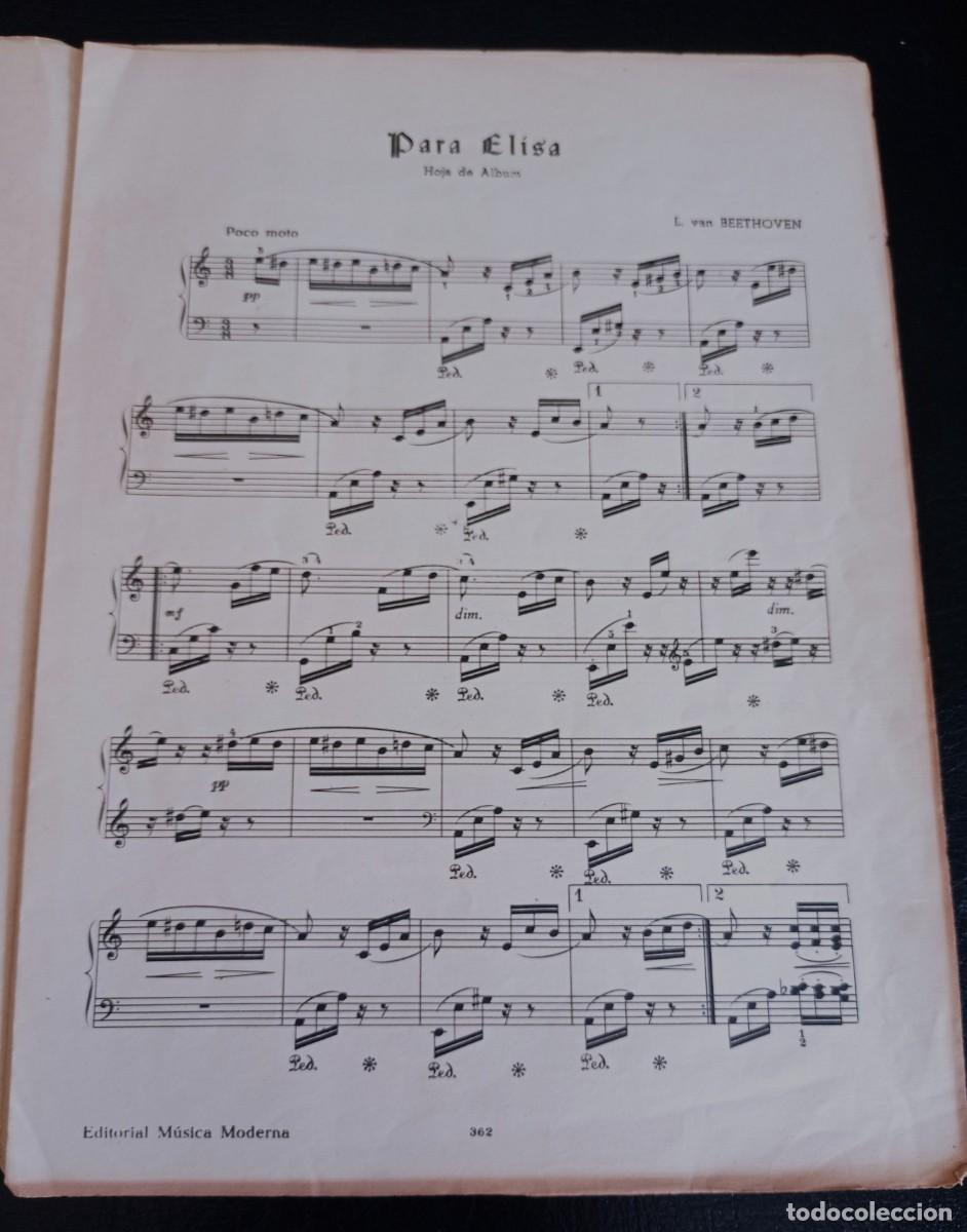 Partituras musicales: PARTITURA - PARA ELISA - L. VAN BEETHOVEN - CUATRO P&Aacute;GINAS