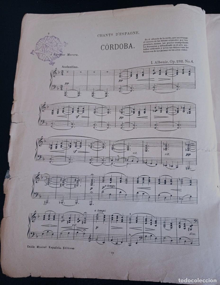Partituras musicales: PARTITURA - CHANTS D'ESPAGNE - C&Oacute;RDOVA - SIETE P&Aacute;GINAS
